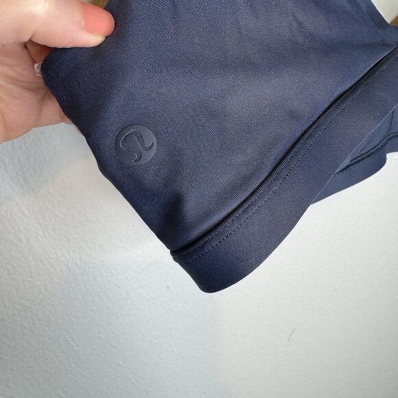 Lululemon 2 Piece Swimsuit Set Blue High Waisted Top 12 Bottoms 10 - Picture 4 of 9